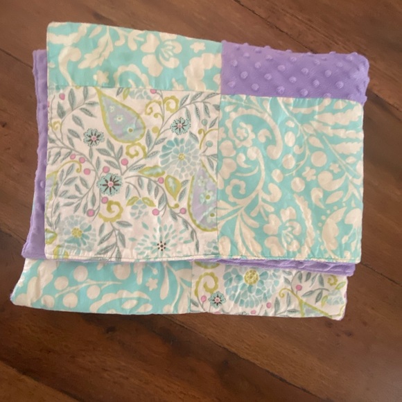Crib or toddler size minky quilt - Picture 4 of 4